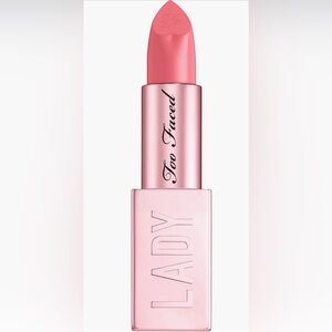 Too Faced Lady Bold Em-Power Pigment Lipstick 02 Hype Woman $29 New in Box